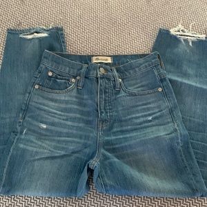 Madewell Petite Classic Straight Jeans